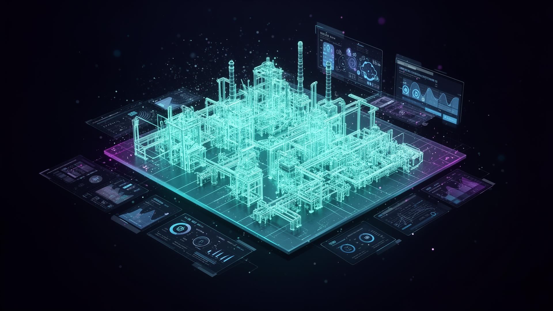 Real-time twin of a smart factory